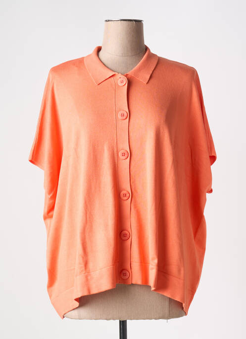 Gilet manches courtes orange ZILCH pour femme