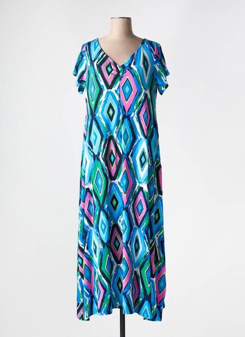 Robe longue bleu AN II VITO pour femme