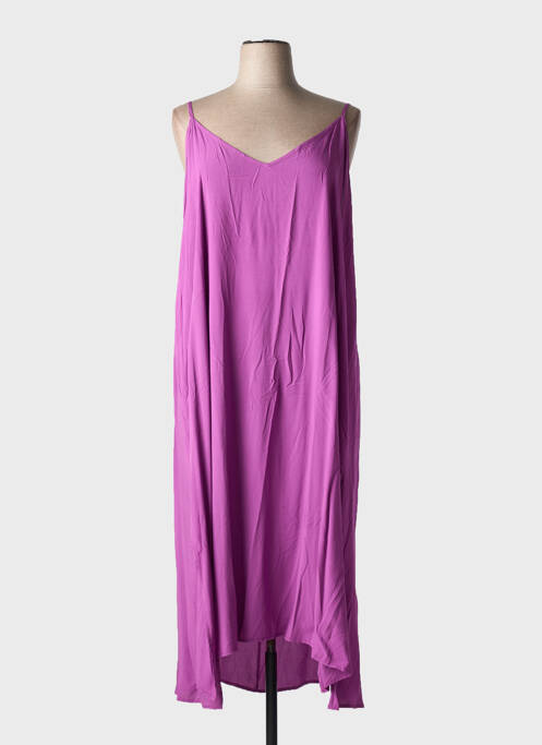 Robe longue violet MAT. pour femme