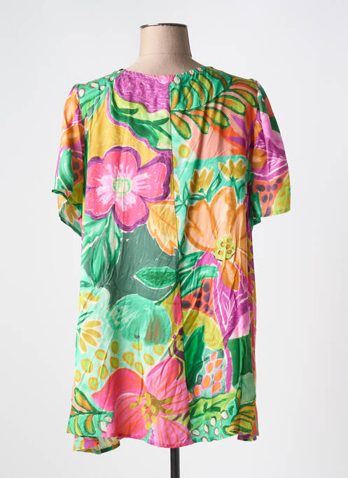 Tunique manches courtes vert AN II VITO pour femme