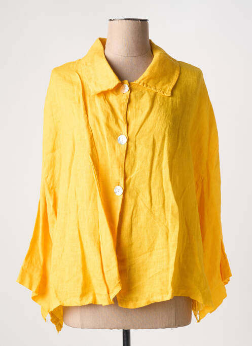 Veste casual jaune OLIVER JUNG pour femme