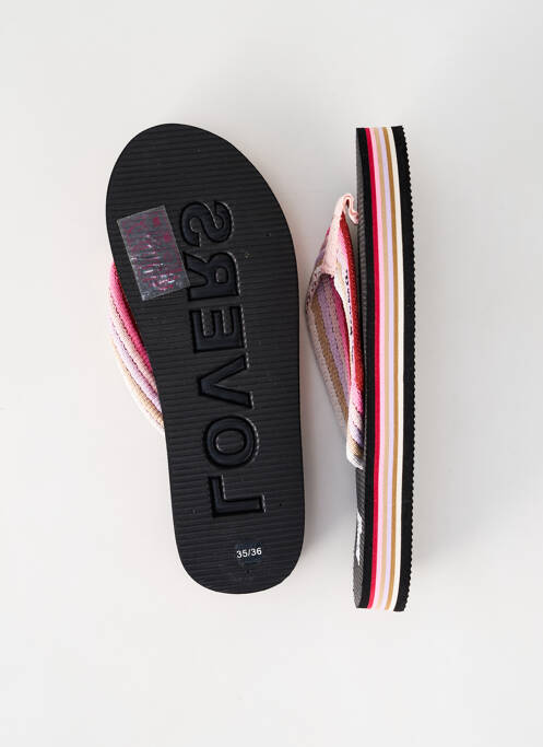 Tongs rose LOVERS BAY CLUB pour femme