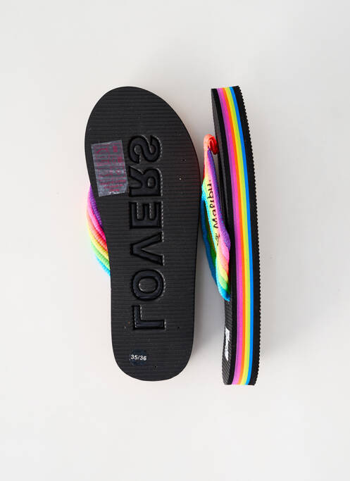 Tongs rose LOVERS BAY CLUB pour unisexe