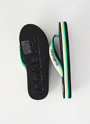 Tongs vert LOVERS BAY CLUB pour unisexe seconde vue