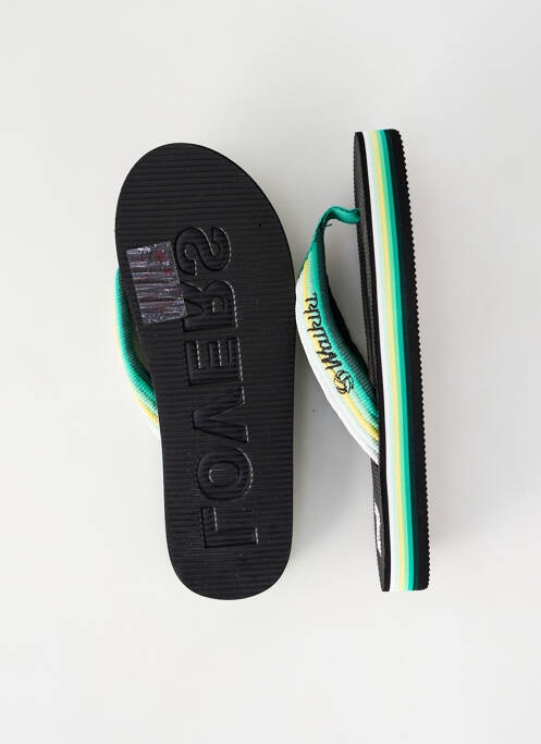 Tongs vert LOVERS BAY CLUB pour unisexe