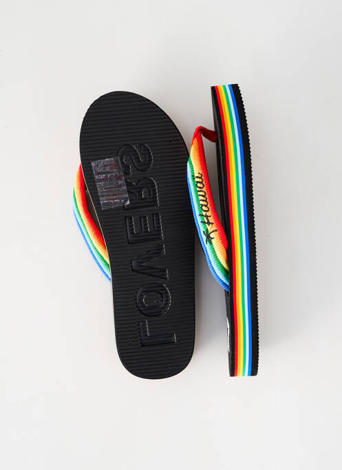 Tongs bleu LOVERS BAY CLUB pour unisexe