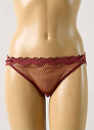 Culotte stretch rouge ROSY femme