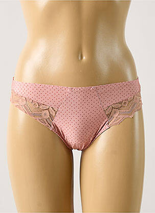 Culotte tissage satiné rose ANTIGEL femme