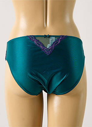 Shorty tissage satiné vert LISE CHARMEL femme