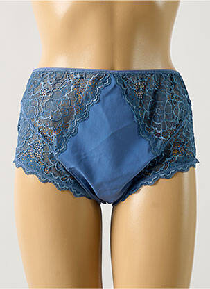 Culotte haute tissage satiné bleu SIMONE PERELE femme