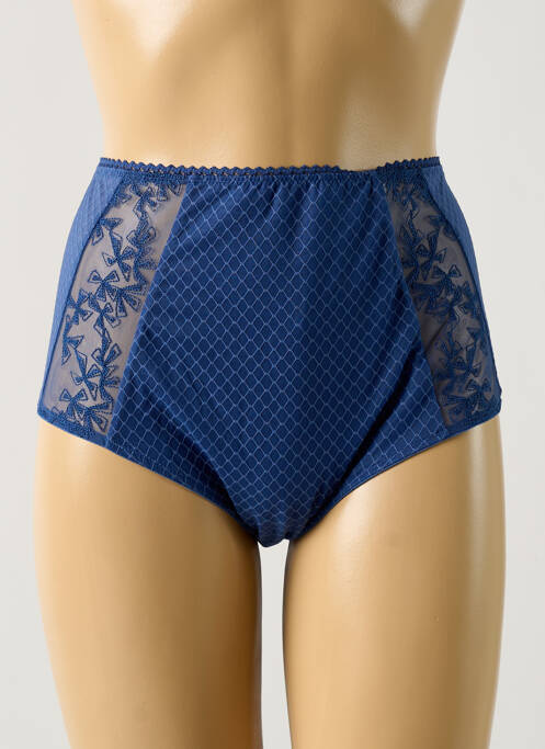 Culotte haute tissage satiné bleu CHANTELLE femme