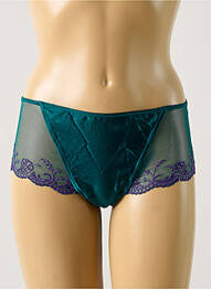 Shorty tissage satiné vert LISE CHARMEL femme