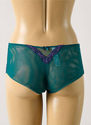 Shorty tissage satiné vert LISE CHARMEL femme