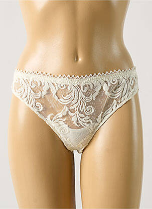 Culotte tissage dentelle blanc OSCALITO femme