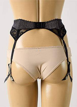 Guêpière/porte-jarretelle sans armature noir AUBADE femme