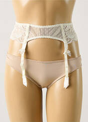 Guêpière/Porte-jarretelle blanc AUBADE pour femme seconde vue
