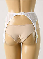 Guêpière/Porte-jarretelle blanc SAWREN pour femme seconde vue