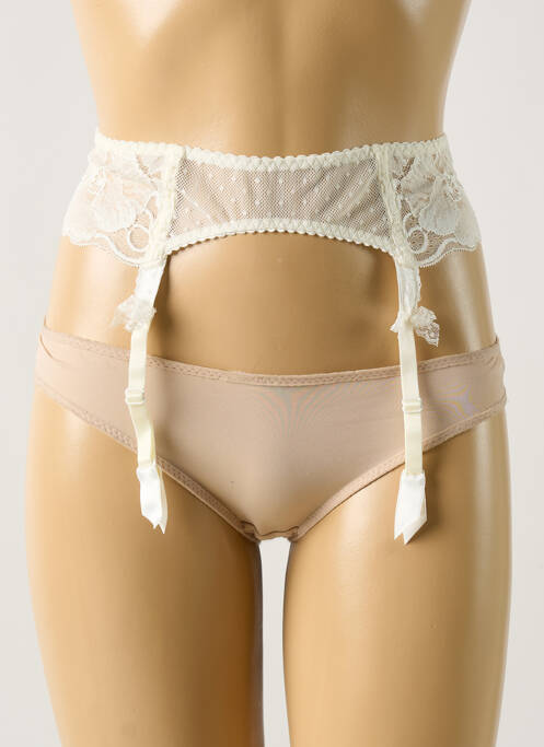 Guêpière/Porte-jarretelle blanc AUBADE pour femme