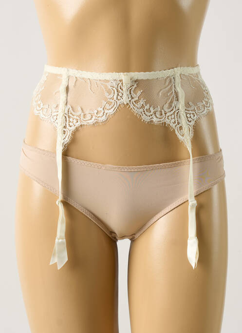 Guêpière/Porte-jarretelle blanc LEJABY pour femme