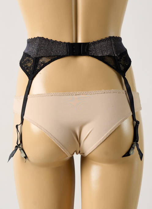 Guêpière/Porte-jarretelle noir AUBADE pour femme