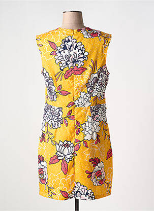 Robe courte sans manche sans manche jaune LA FIANCEE DU MEKONG femme
