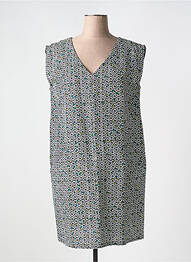 Robe courte fermeture zippée au dos sans manche noir LA FIANCÉE femme