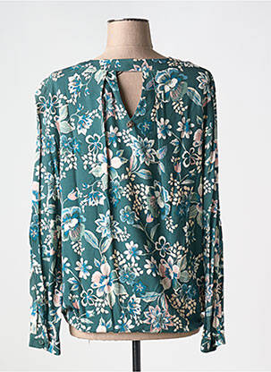 Blouse tissage popeline manches longues vert LE PETIT BAIGNEUR femme
