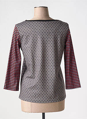 T-shirt manches 3/4 manches 3/4 noir MISSING JOHNNY femme