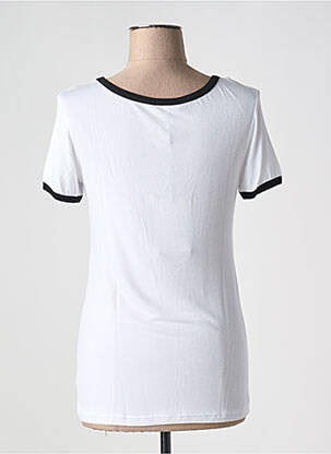 T-shirt stretch manches courtes blanc PAUL BRIAL femme