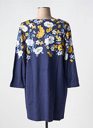 Robe courte manches longues manches longues bleu JOULES femme