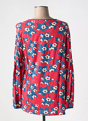 Blouse imprimé fleurs manches longues rouge LA FIANCEE DU MEKONG femme