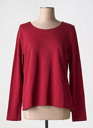 T-shirt manches longues manches longues rouge MISSING JOHNNY femme