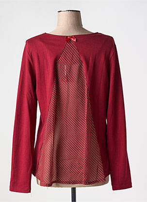 T-shirt manches longues manches longues rouge MISSING JOHNNY femme