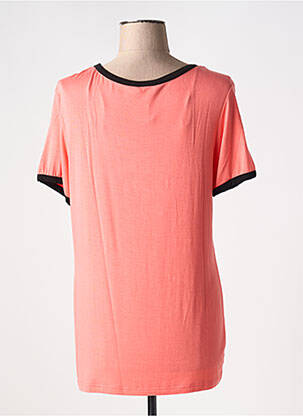 T-shirt stretch manches courtes orange PAUL BRIAL femme