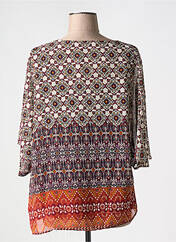 Blouse orange MOKA'S pour femme seconde vue