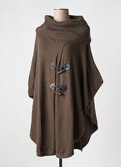 Poncho vert PAUL BRIAL pour femme seconde vue