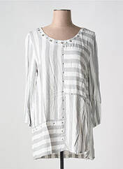 Robe courte gris DOLCEZZA pour femme seconde vue