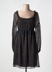 Robe courte noir ELLE AIME PARIS pour femme seconde vue