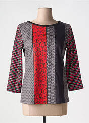 T-shirt noir MISSING JOHNNY pour femme seconde vue