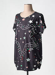 T-shirt noir MISSING JOHNNY pour femme seconde vue