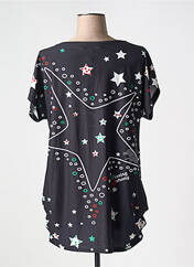 T-shirt noir MISSING JOHNNY pour femme seconde vue