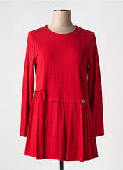 Tunique manches longues rouge MALOKA pour femme seconde vue