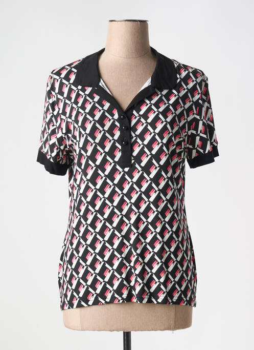 Polo noir PAUL BRIAL pour femme