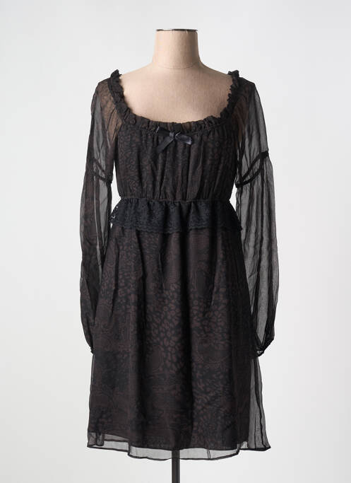 Robe courte noir ELLE AIME PARIS pour femme