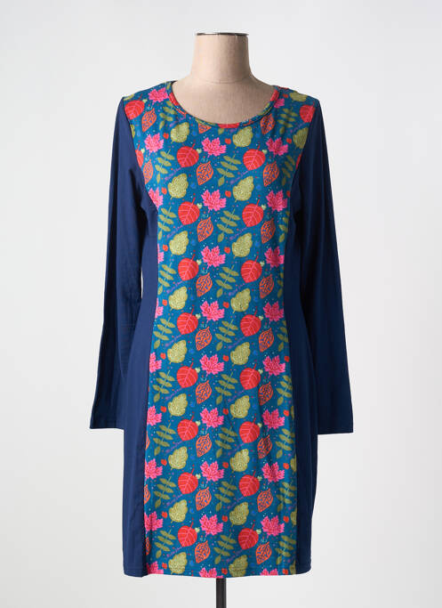 Robe mi-longue bleu MISSING JOHNNY pour femme