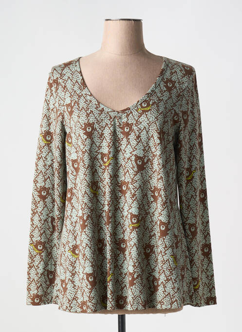 T-shirt vert L'ÉTANG DES SIRÈNES pour femme