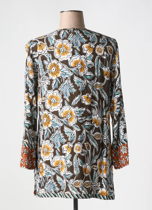 Tunique manches longues marron LE PETIT BAIGNEUR femme