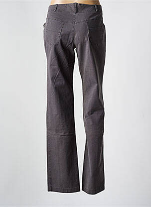Pantalon slim tissage popeline taille normale gris CHRISMAS'S femme