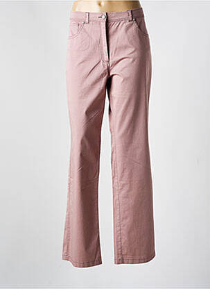 Pantalon flare taille normale taille normale rose PAUL BRIAL femme