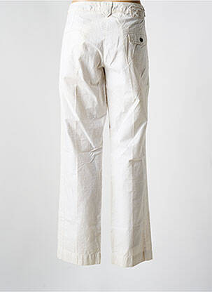 Pantalon chino tissage popeline taille normale beige SETRAK femme